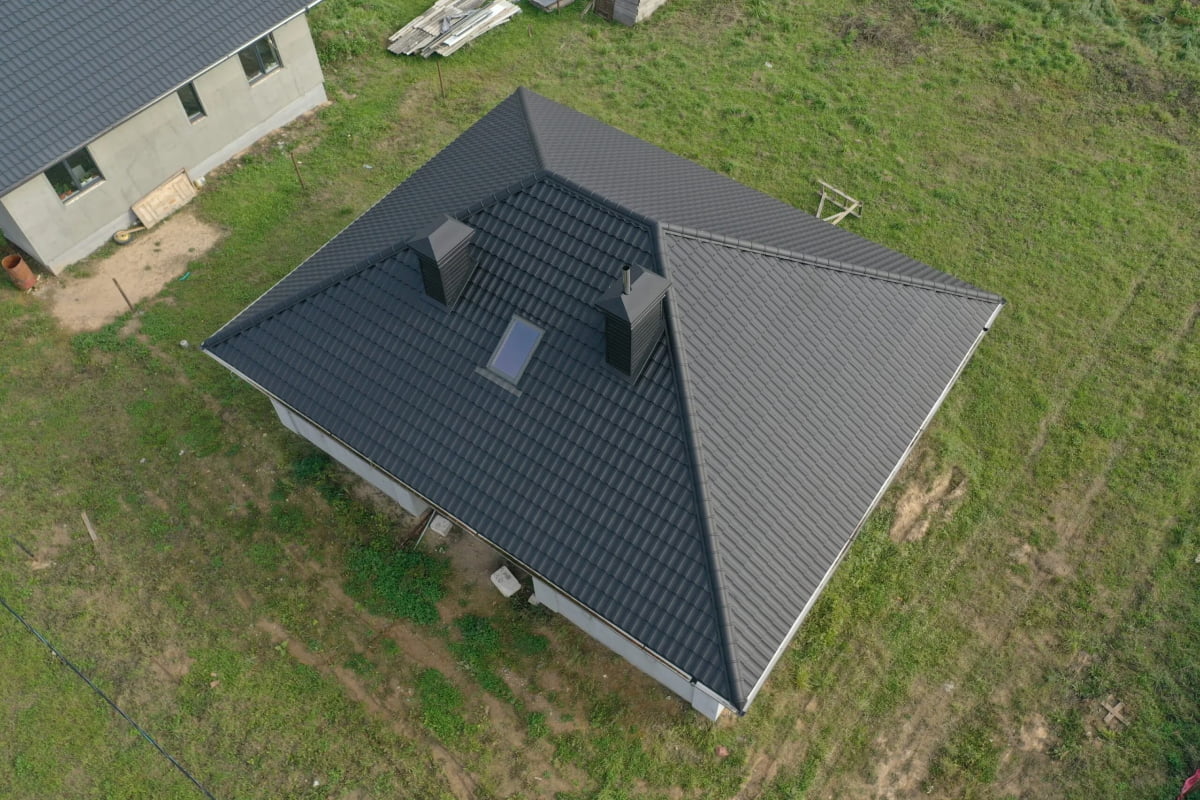 Монтаж кровли Grand Line Kvinta. Гродно, фото 1